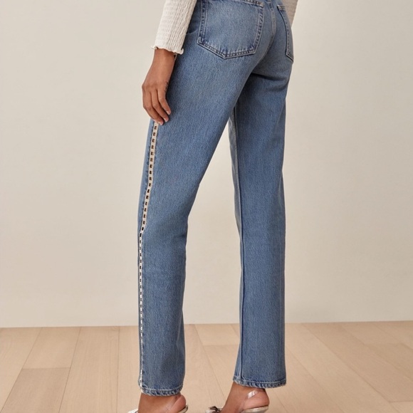 Reformation Diamond Seam Jean - Picture 3 of 10